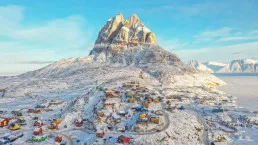 Montagna di Uummannaq a forma di cuore
